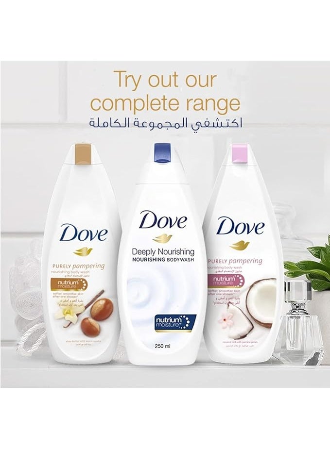 دوف غسول الجسم دوف المغذي بعمق، لترطيب فوري، أصلي، خالٍ من الكبريتات والبارابين، 500 مل، عبوة من قطعتين - Image 5